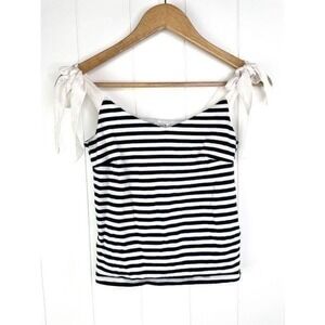 J. Crew‎ Bow Tie Shoulder Striped Top XXS